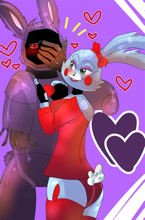 Withered Bonnie X Toy Bonnie Fem 4 By Futurecrossed Da0ul4w Png 602×912 Fnaf Comic Actor Anime