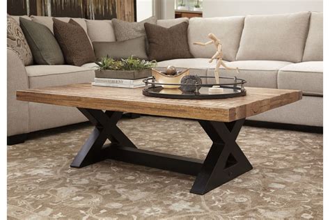 Final discounts, tax, and shipping costs will be applied in checkout. Wesling Rectangular Cocktail Table in Light Brown by Ashley