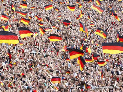 German Soccer Fans Wallpaper