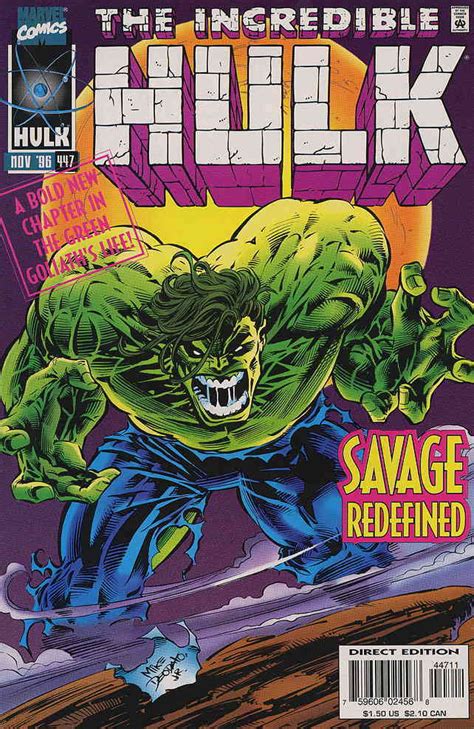 Incredible Hulk The 447 Vf Marvel Peter David Mike Deodato