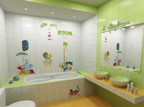 46 Awesome And Dazzling Kids Bathroom Design Ideas 2019