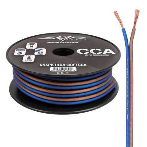 6 mins wire size chart. Skar Audio 14 Gauge CCA Car Audio Speaker Wire - 30 Feet ...