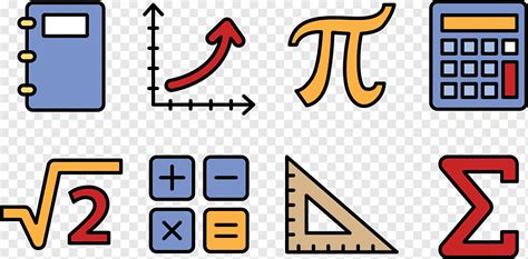 Iconos matemáticos png PNGWing