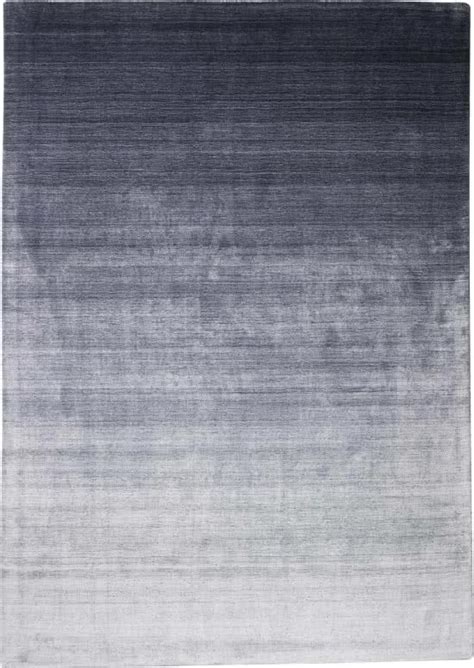 Die geschnittenen garne bilden eine dichte, äusserst gleichmässige und angenehm weiche oberfläche. Viskose Teppich Shadow blue - handgewebt