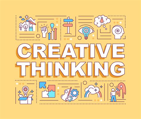 Creative Thinking Word Concepts Banner By Bsd Studio Thehungryjpeg