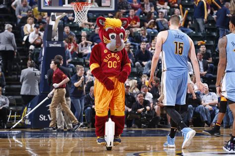 Well during this particular mascot game, the denver nuggets mascot, rocky, decided he'd had enough of being a punchline and he laid out a kid. The Nuggets will battle the Pacers in Indiana on this road trip.