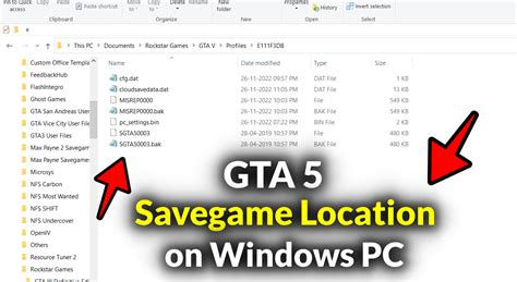 GTA Save File Location On Windows PC