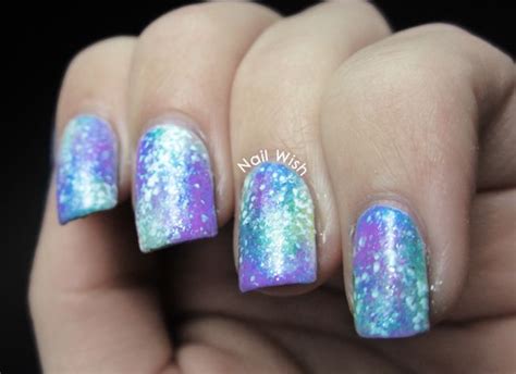 Nail Wish Pastel Galaxy Hand Pastel Galaxy Galaxy Nails