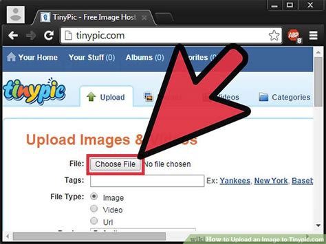 How To Upload An Image To 7 Steps With Pictures