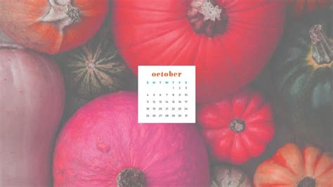 October 2020 Desktop Calendar Wallpapers — 22 Free Design