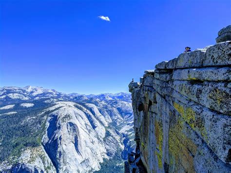 View From The Top Of Half Dome Yosemite