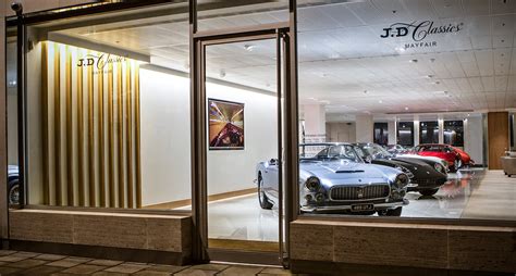 jd classics opens boutique showroom in mayfair classic driver magazine