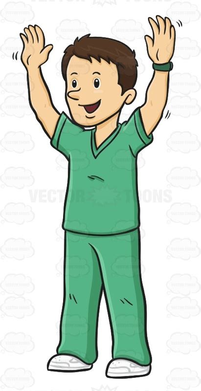 Male Nurse Cartoon Clipart Clipart Suggest
