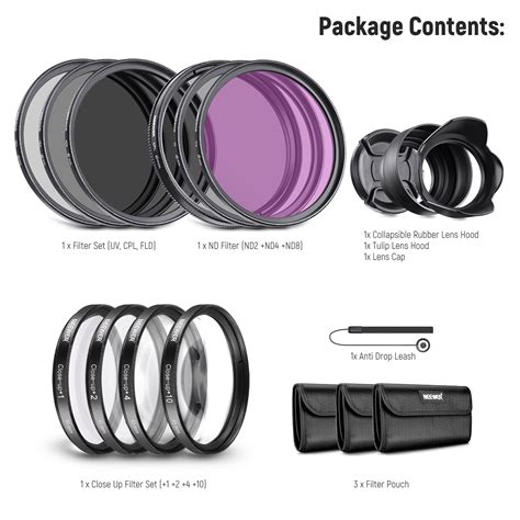 Neewer 49mm Lens Filter And Accessory Kit Ebay