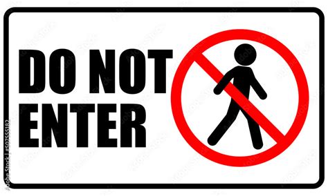 Do Not Enter Sticker Template Design Restricted Area Authorized