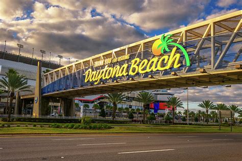 A Welcome Sign In Daytona Beach Florida Photograph By Miroslav Liska