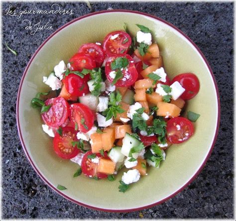 Salade Estivale Melon Tomates Concombre Et Feta Les Gourmandises De