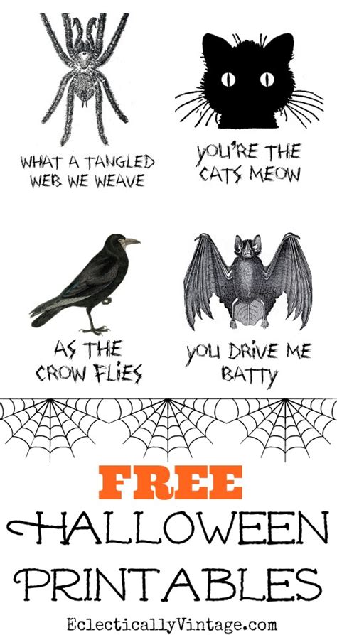 Freebie Fun Halloween Printables Scrap Booking