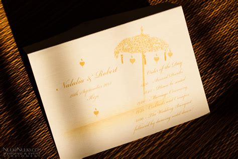 Bali Nights Collection Wedding Invitation Cards With Balinese Theme