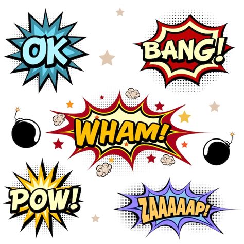 Comic Expressions Collection Vector Free Download
