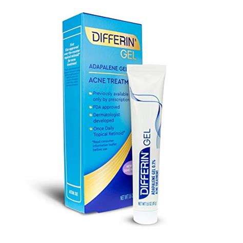 Differin Adapalene Gel 01 Acne Treatment 15g 30 Day Supply