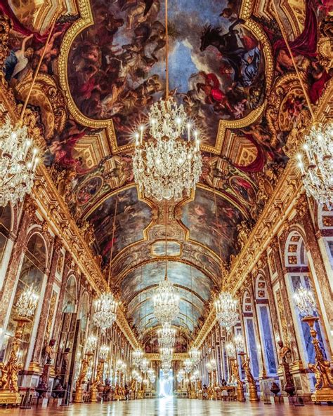 Hall Of Mirrors Palace Of Versailles France 🇫🇷 Rbeamazed