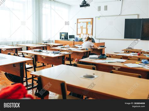 Empty Classroom School Image And Photo Free Trial Bigstock