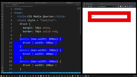 Css Media Queries Min And Max How To Use Youtube