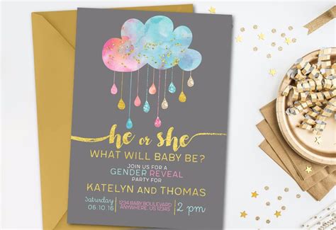 Gender Reveal Invitations Popsugar Moms