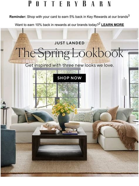 Pottery Barn The Spring Lookbook Has Landed Milled
