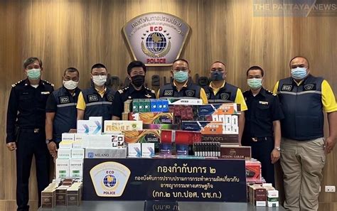 police announce major bust of illegal cigarettes in bangkok worth more than 2 million baht in