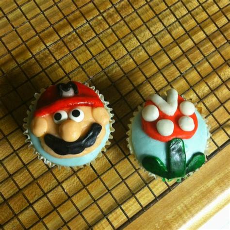 As the fictional protagonist of the mario video games. Mario cupcakes | Sugar cookie, Birthday party, Cupcakes