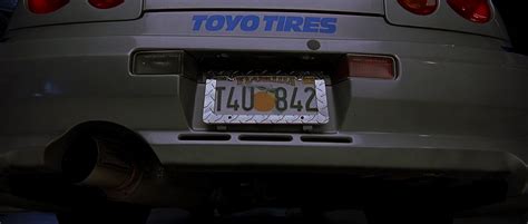 Image 1999 Skyline License Platepng The Fast And The Furious Wiki