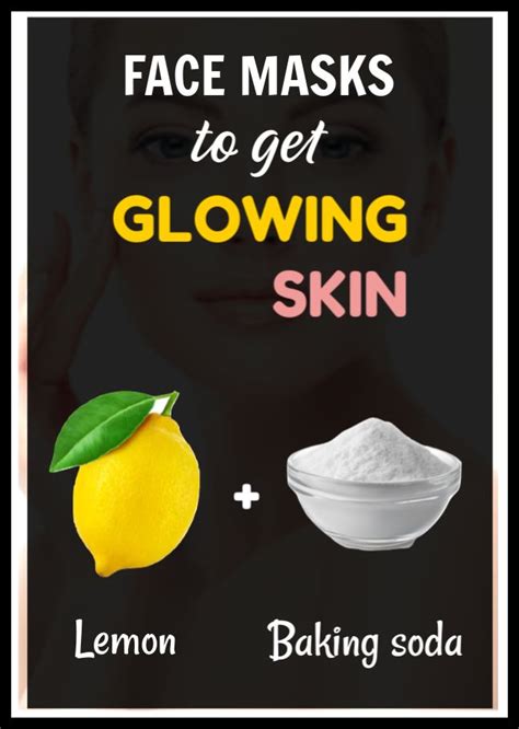 Lemon Juice And Baking Soda Face Mask To Clear Skin Lemonjuice