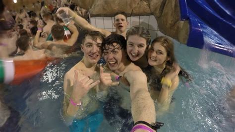 the college pool party ucd ski trip day 3 4 youtube