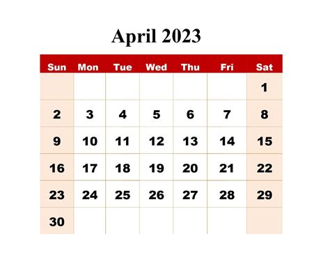 Printable Calendar April 2023 With Holidays Yearly Monthly