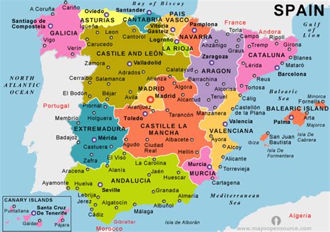 Lonely planet photos and videos. Spain Map - TravelsFinders.Com