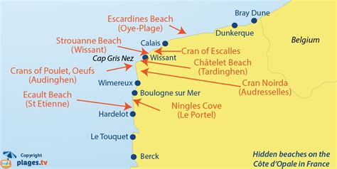 Hidden Beaches Of Cote Dopale In France