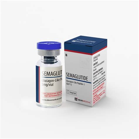 SEMAGLUTIDE Glucagon Like Peptide 1 GLP 1 5 Mg Vial 1 Vial Box