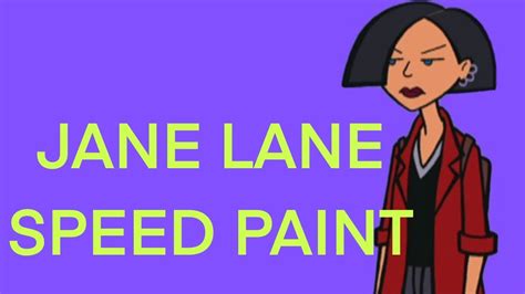 Jane Lane Daria Speed Draw Youtube