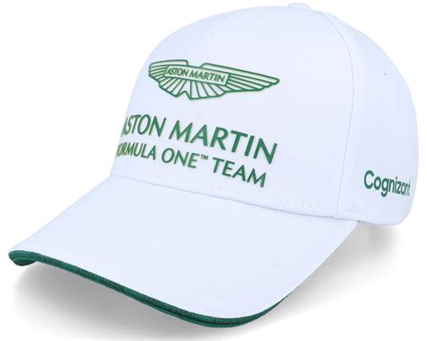 Aston Martin F1 Team Cap White Adjustable Formula One Cap