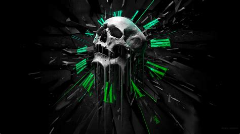 2560x1440 Skull Abstract Artist Artwork Digital Art Hd