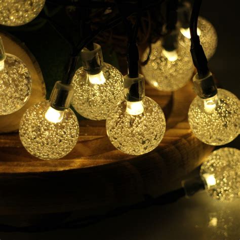 30led 6m Waterproof Decorative Crystal Ball Led String Lights Outdoor