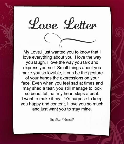 Letter To My Husband Beautiful Love Letters For Her 18 Romantic Love