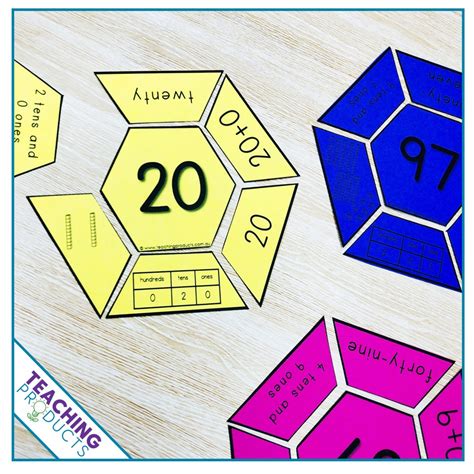 Representing Numbers 1-100 Math Puzzles - Teaching Products