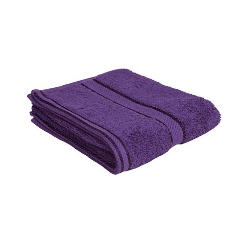 100 Cotton Purple Towels Hand Towel Kingtex
