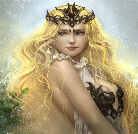 fantasy girl long hair jewellery blonde girl art hd wallpaper peakpx