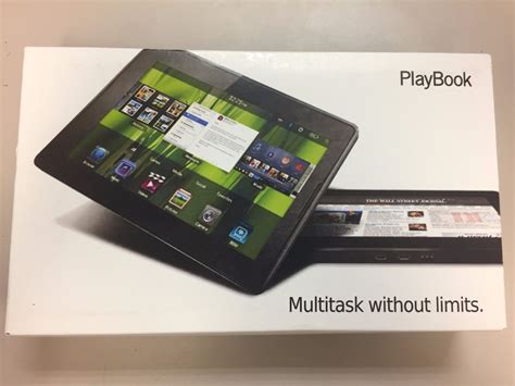 New BlackBerry PlayBook PlayBook 32gb Wi-Fi 7in Black With 
