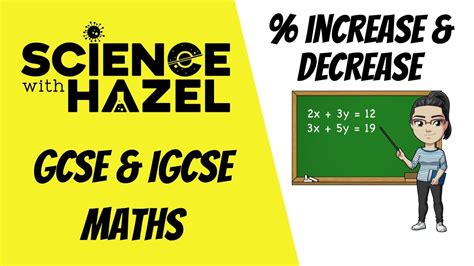 Percentage Increase And Decrease Gcse And Igcse Maths Aqa Edexcel