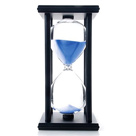 Bellaware 60 Minutes Hourglass Wood Sand Timer Blue Pricepulse